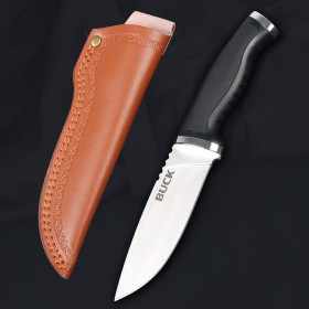  BUCK JB-021 Hunting Grade Fixed Blade Survival Knife Flexible Stainless Steel Blade Camping Tool Adventure Knife UD408864